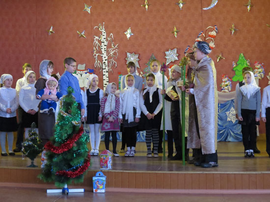Рождественский концерт в школе-интернате