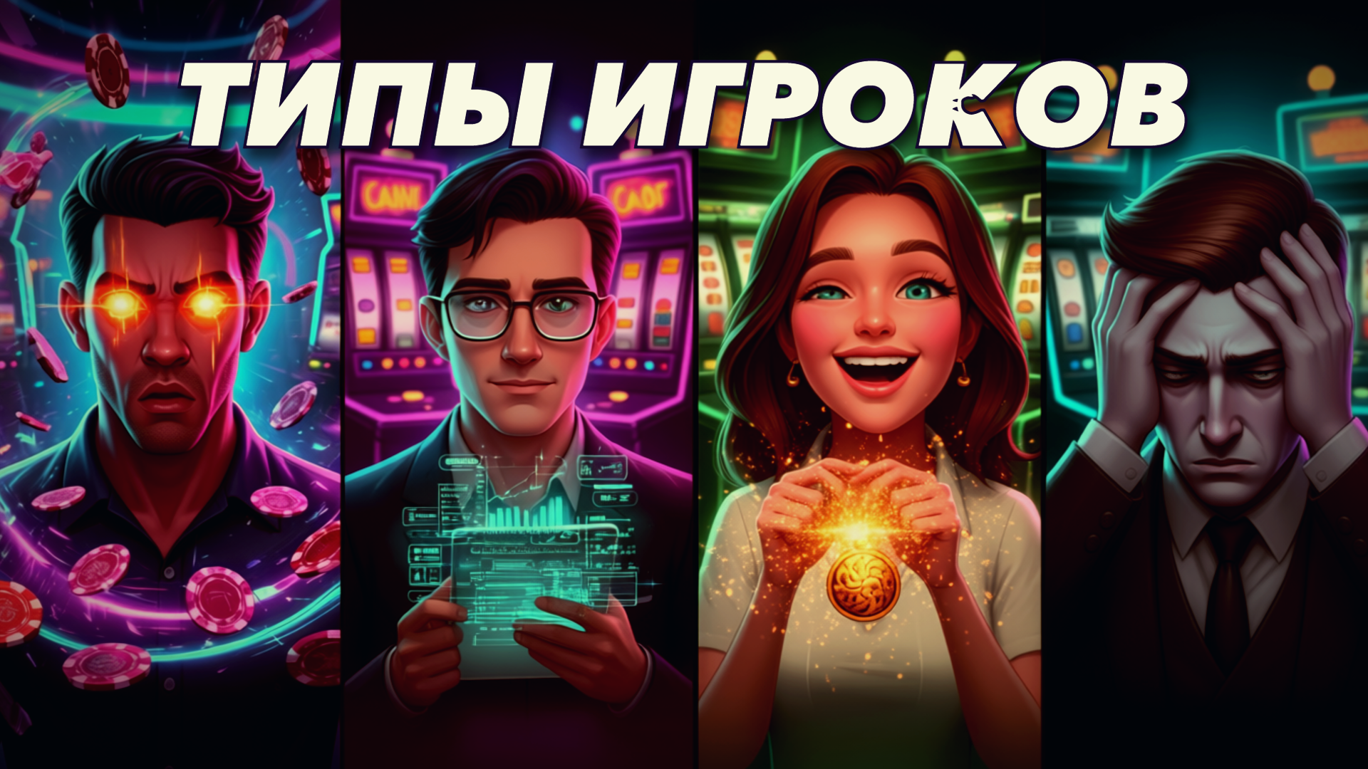 Типы игроков: психологические портреты зависимых.